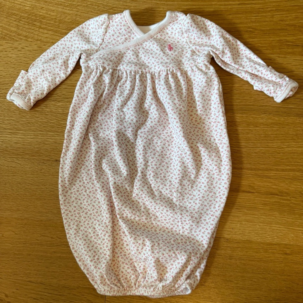 Polo Ralph Lauren Baby Sleepsack 💕 ADORABLE 🌷 EUC size 3M / 3 Months